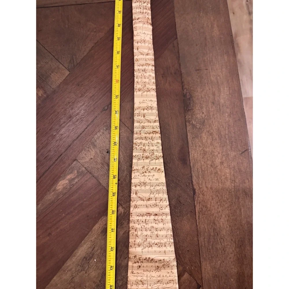 Wolfgang Amadeus Mozart Museum‎ Artifacts Silk Neck Tie Handmade Fantasia 58